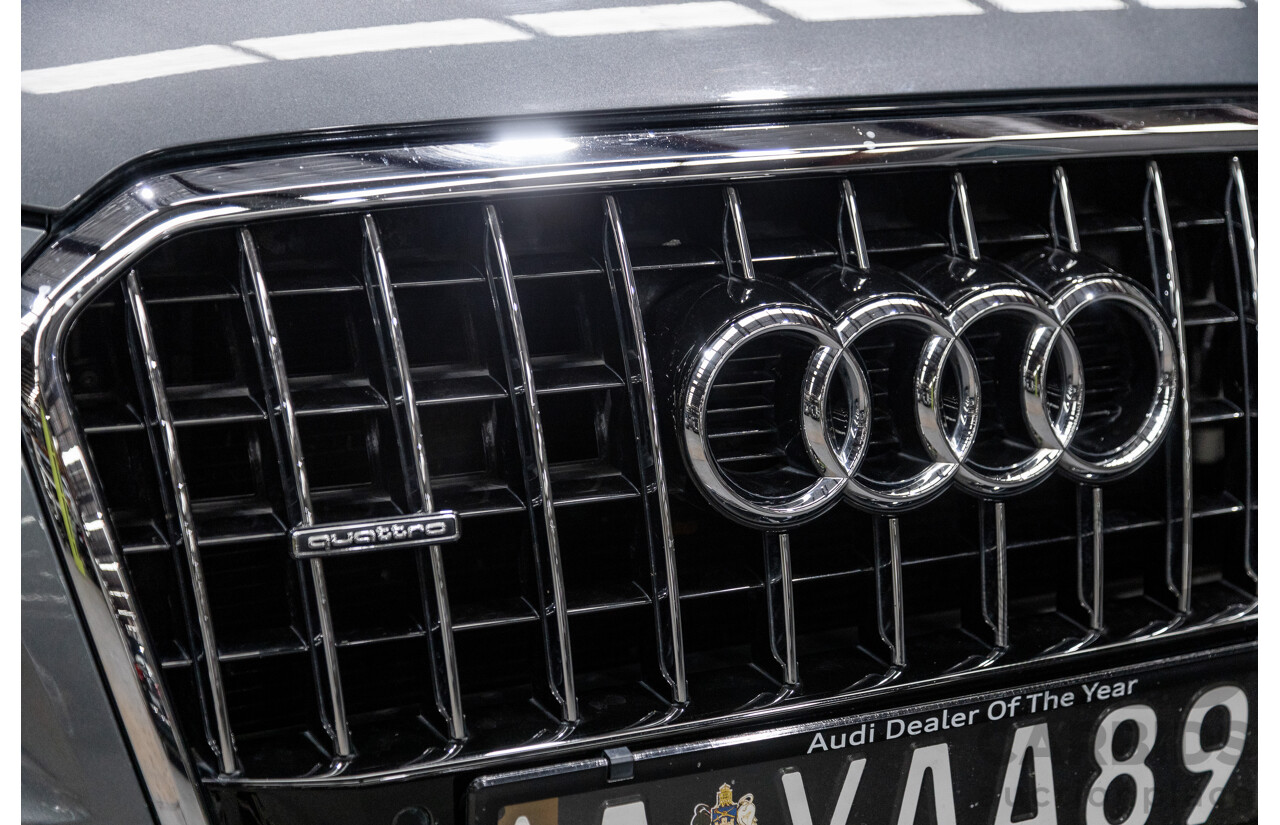 5/2014 Audi Q5 3.0 TDI Quattro (AWD) 8R MY14 4d Wagon Monsoon Grey Metallic Turbo Diesel V6 3.0L