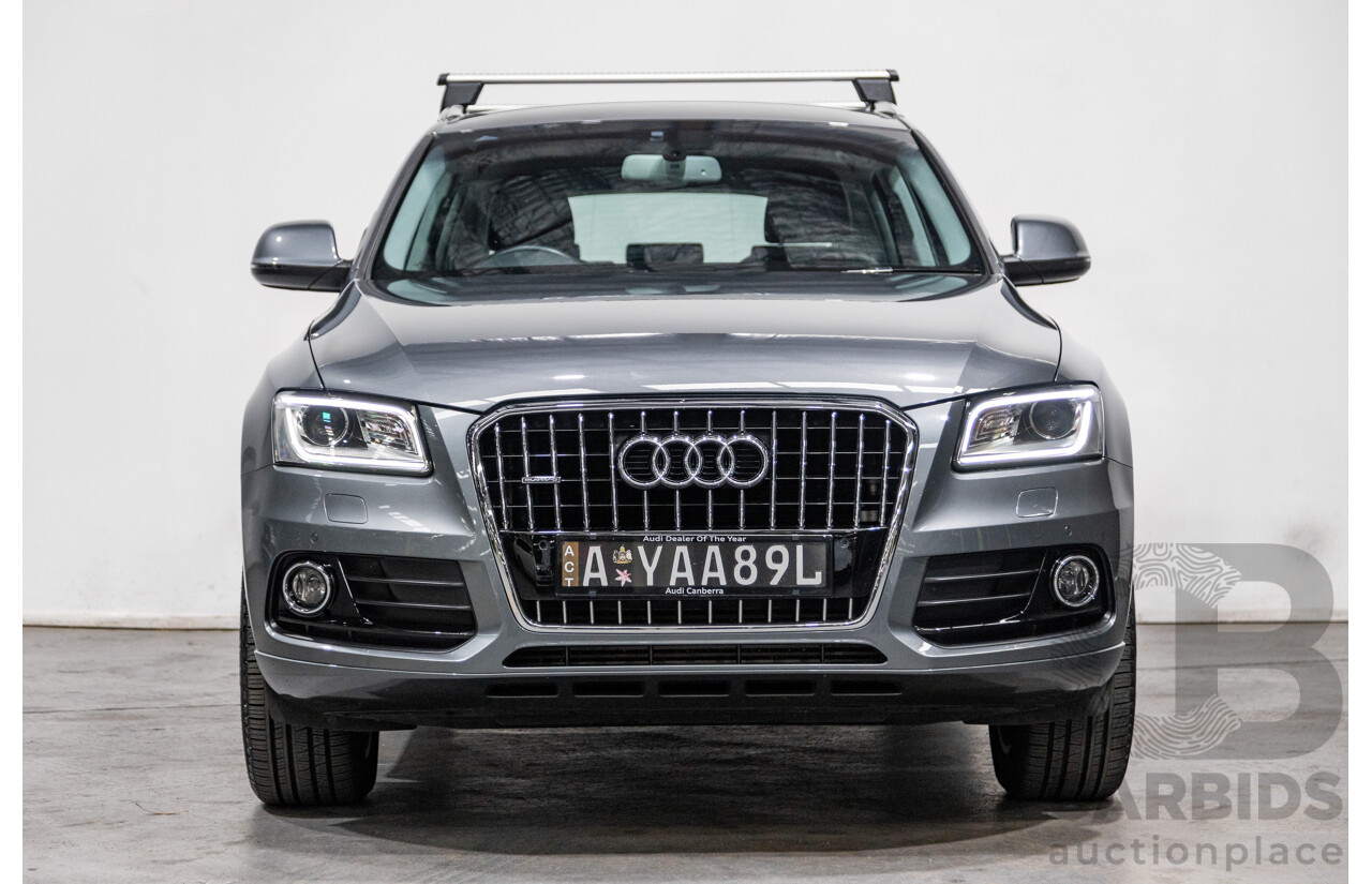 5/2014 Audi Q5 3.0 TDI Quattro (AWD) 8R MY14 4d Wagon Monsoon Grey Metallic Turbo Diesel V6 3.0L