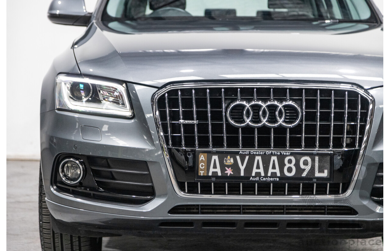5/2014 Audi Q5 3.0 TDI Quattro (AWD) 8R MY14 4d Wagon Monsoon Grey Metallic Turbo Diesel V6 3.0L
