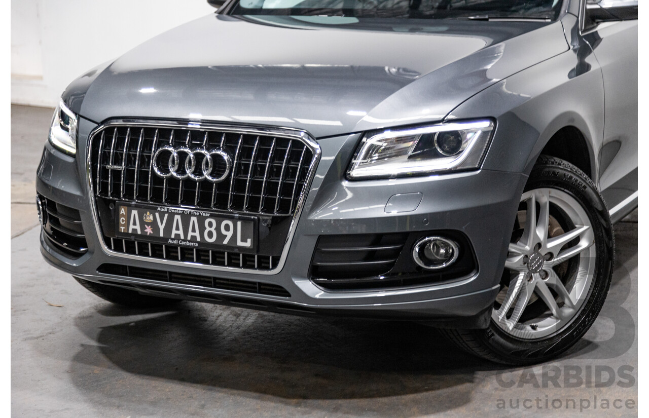5/2014 Audi Q5 3.0 TDI Quattro (AWD) 8R MY14 4d Wagon Monsoon Grey Metallic Turbo Diesel V6 3.0L