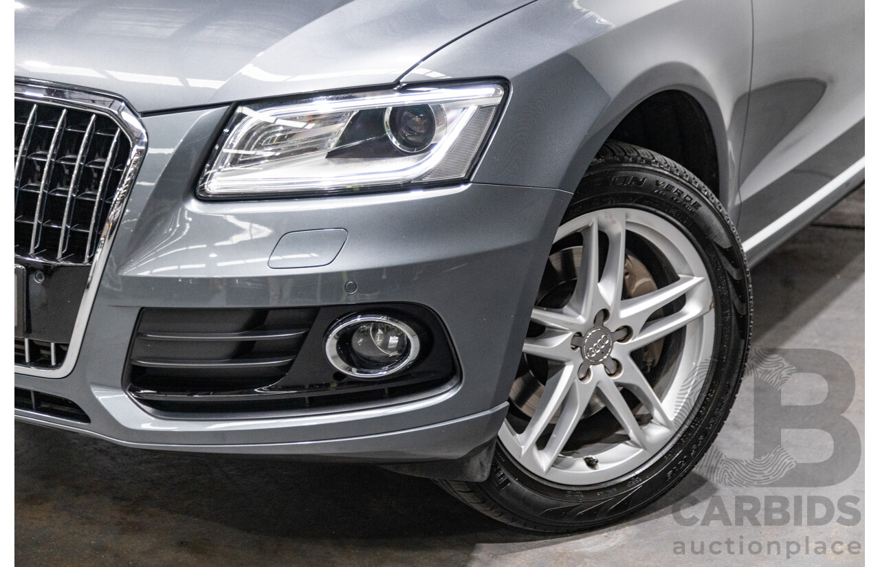 5/2014 Audi Q5 3.0 TDI Quattro (AWD) 8R MY14 4d Wagon Monsoon Grey Metallic Turbo Diesel V6 3.0L