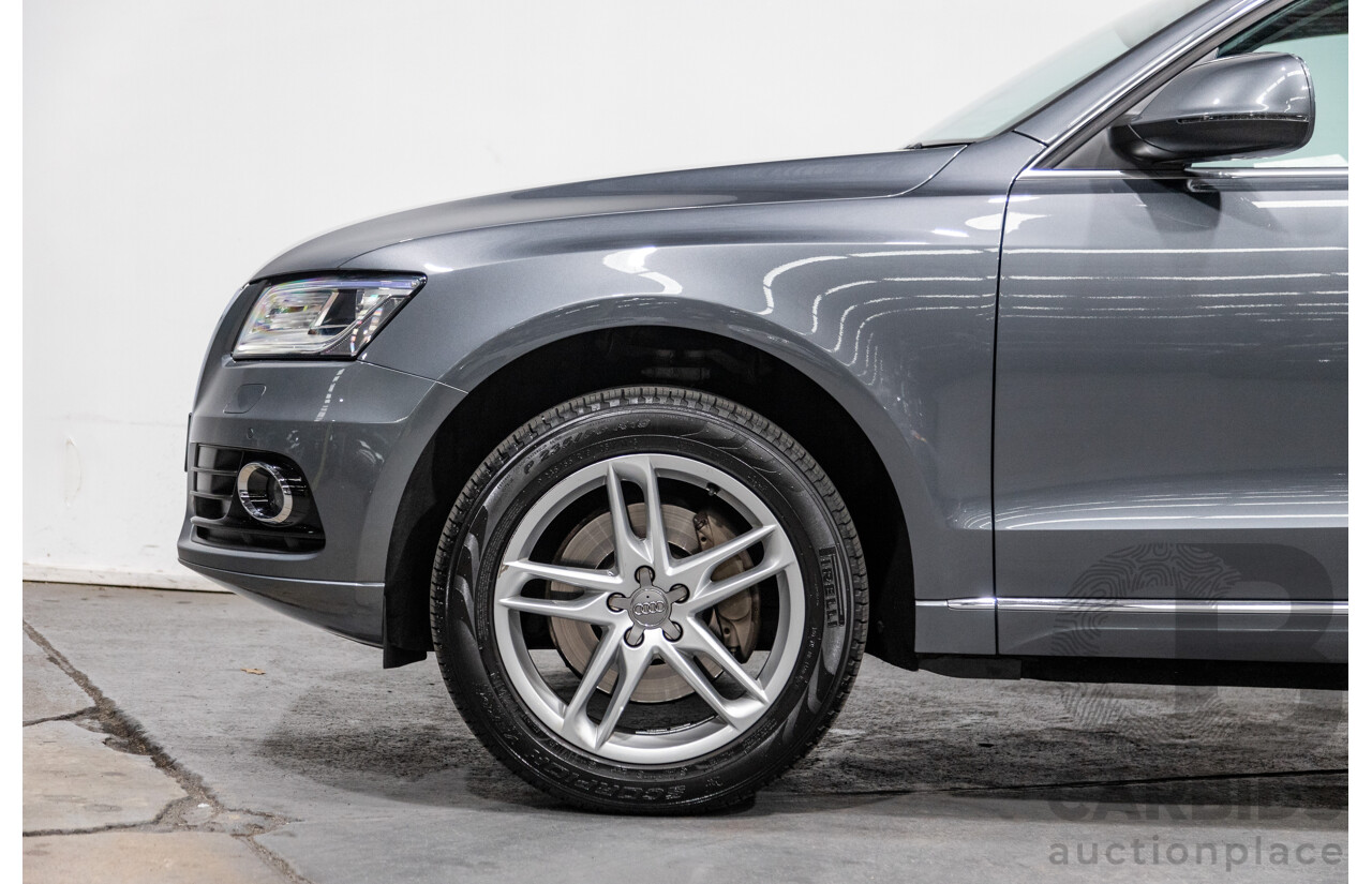 5/2014 Audi Q5 3.0 TDI Quattro (AWD) 8R MY14 4d Wagon Monsoon Grey Metallic Turbo Diesel V6 3.0L