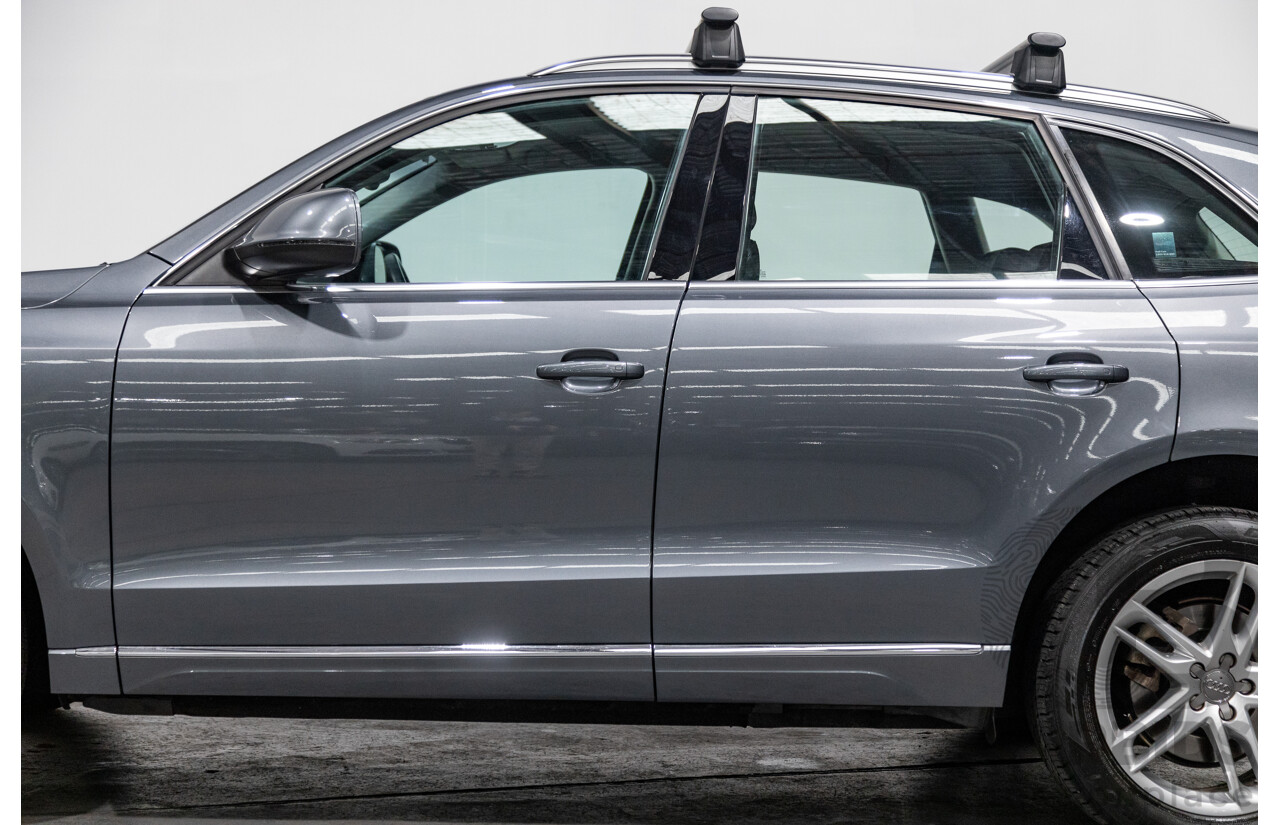 5/2014 Audi Q5 3.0 TDI Quattro (AWD) 8R MY14 4d Wagon Monsoon Grey Metallic Turbo Diesel V6 3.0L