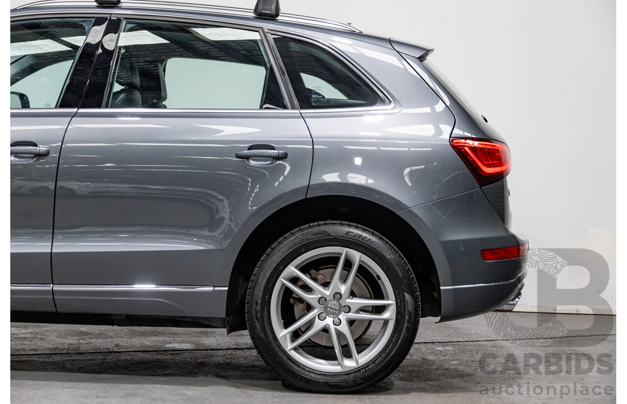 5/2014 Audi Q5 3.0 TDI Quattro (AWD) 8R MY14 4d Wagon Monsoon Grey Metallic Turbo Diesel V6 3.0L