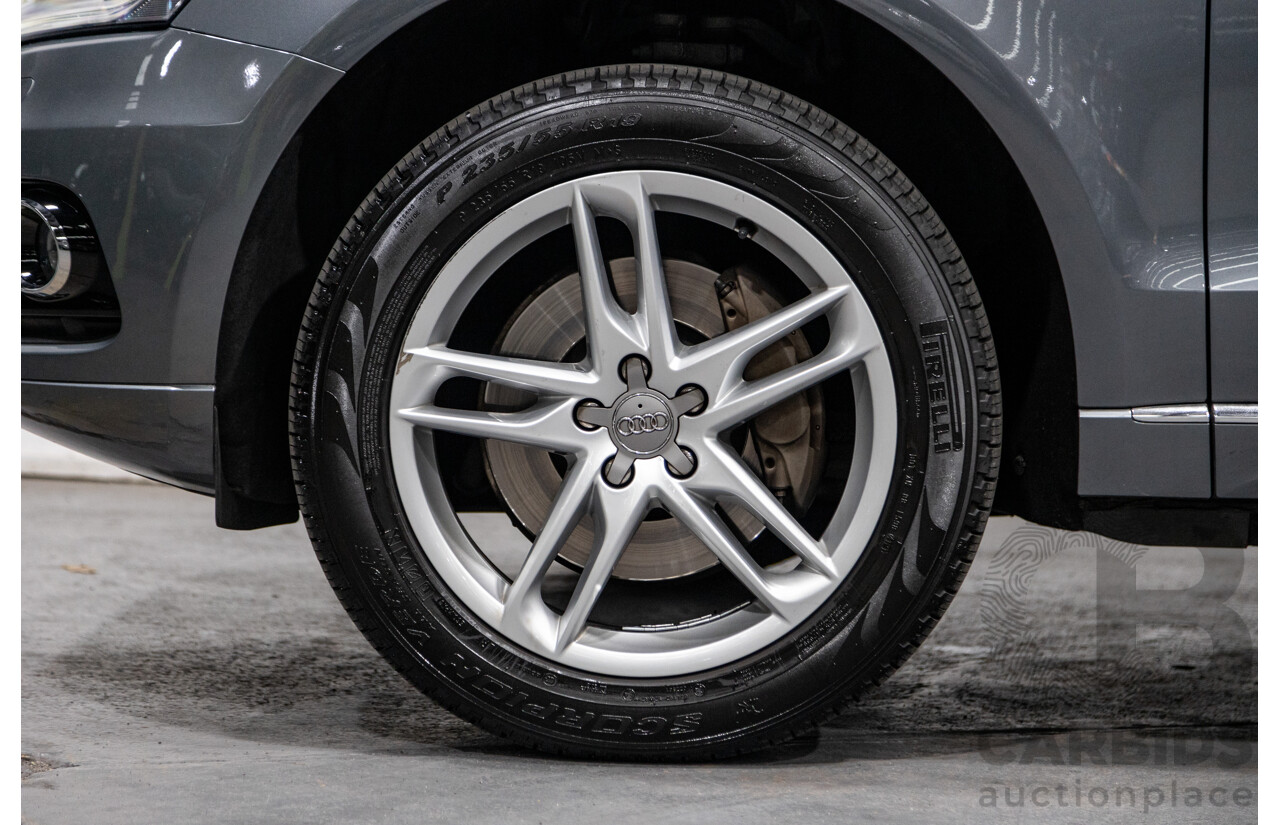 5/2014 Audi Q5 3.0 TDI Quattro (AWD) 8R MY14 4d Wagon Monsoon Grey Metallic Turbo Diesel V6 3.0L