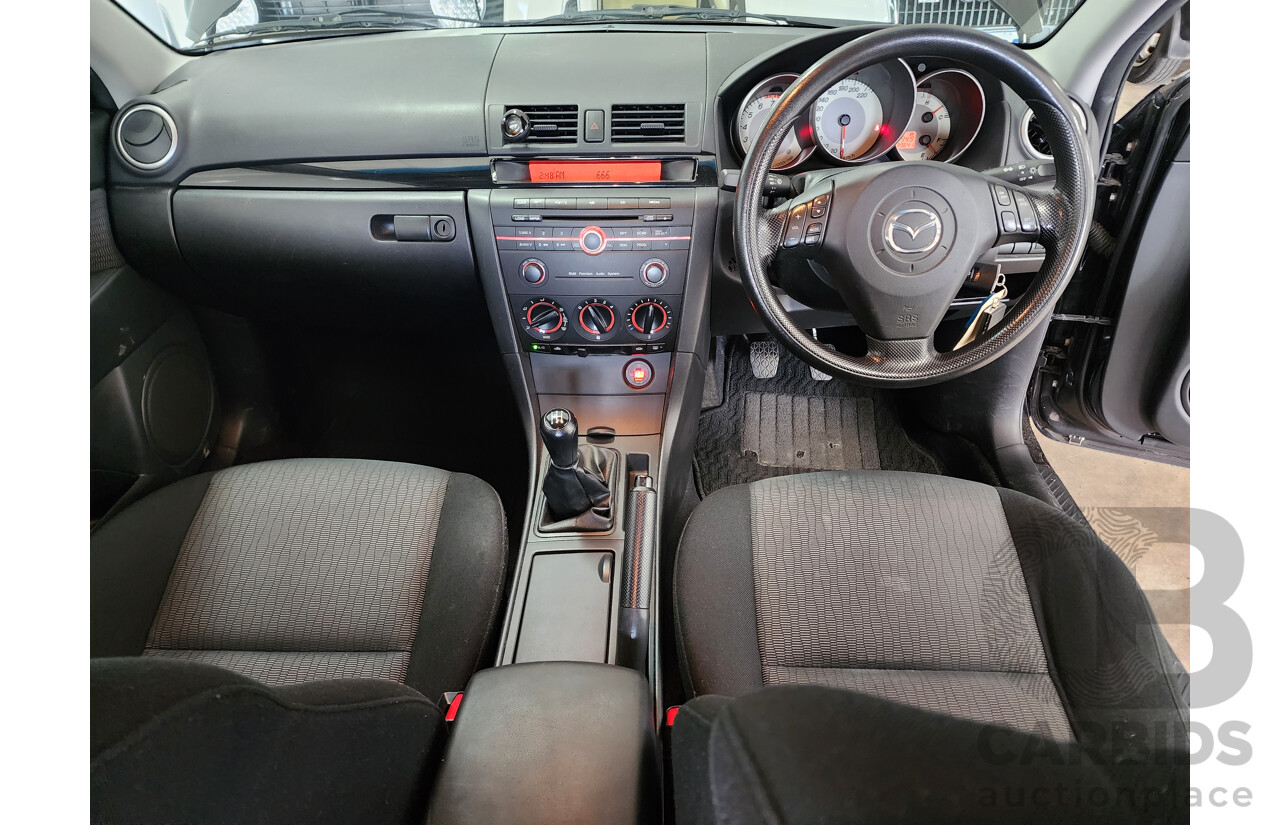 12/2008 Mazda Mazda3 NEO BK MY06 UPGRADE 5d Hatchback Black 2.0L