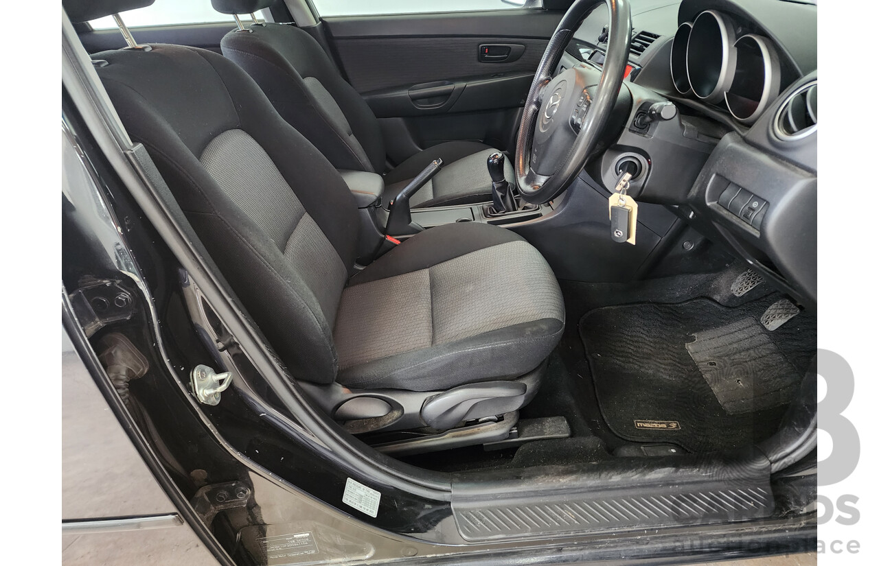 12/2008 Mazda Mazda3 NEO BK MY06 UPGRADE 5d Hatchback Black 2.0L