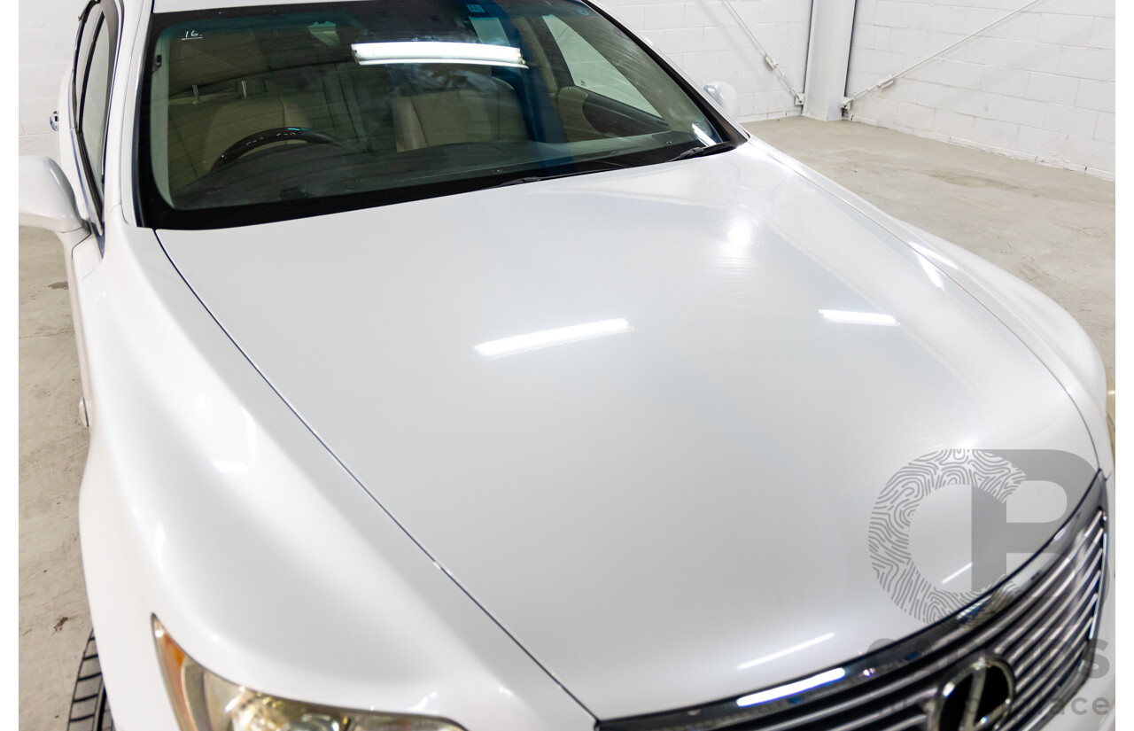 11/2006 Lexus LS460 4d USF40R Sedan White V8 4.3L (IMPORT)