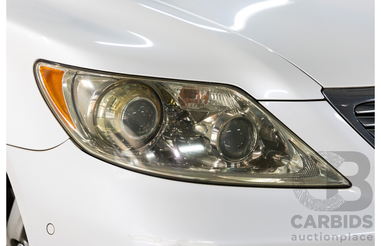 11/2006 Lexus LS460 4d USF40R Sedan White V8 4.3L (IMPORT)