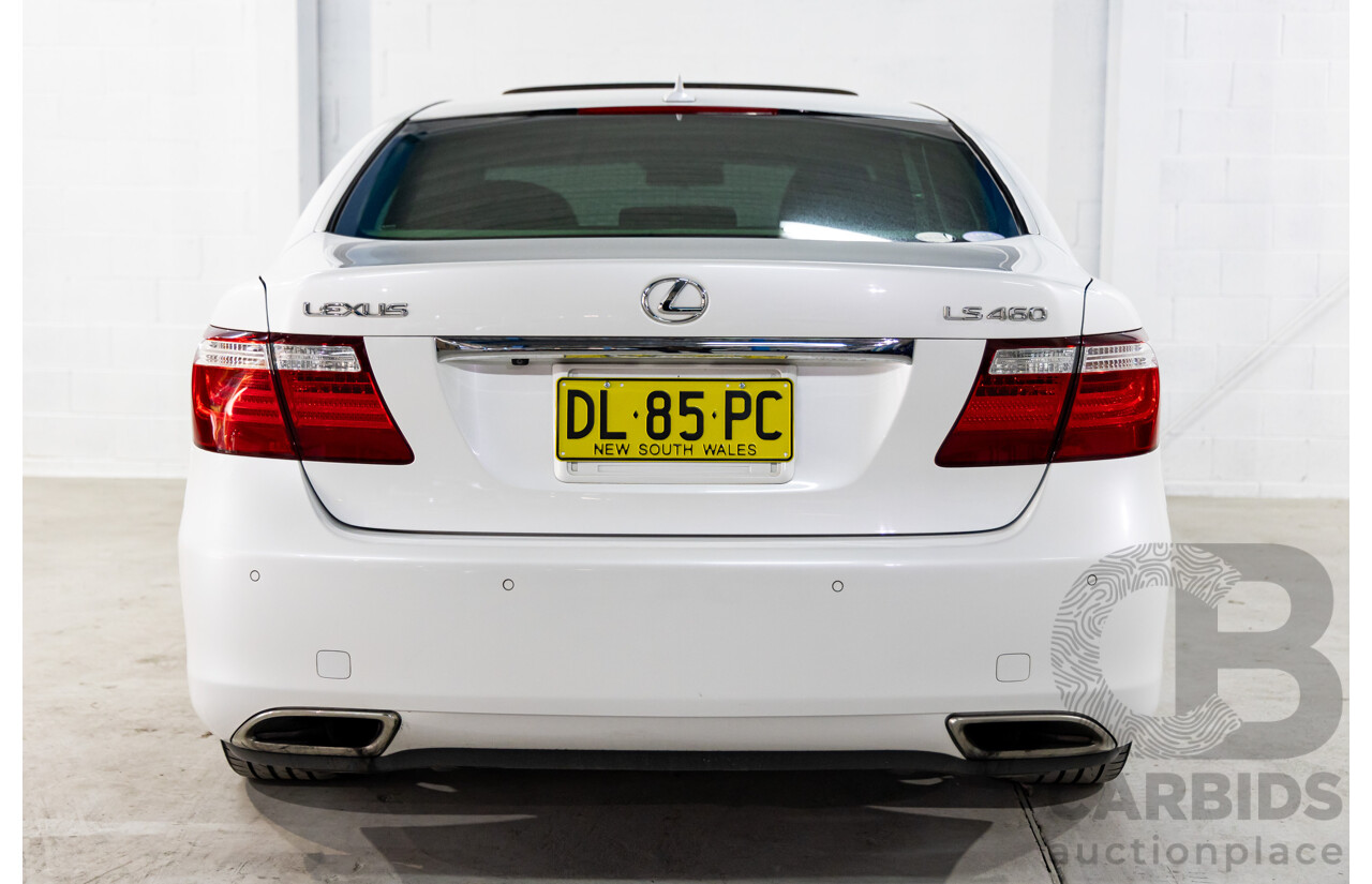 11/2006 Lexus LS460 4d USF40R Sedan White V8 4.3L (IMPORT)