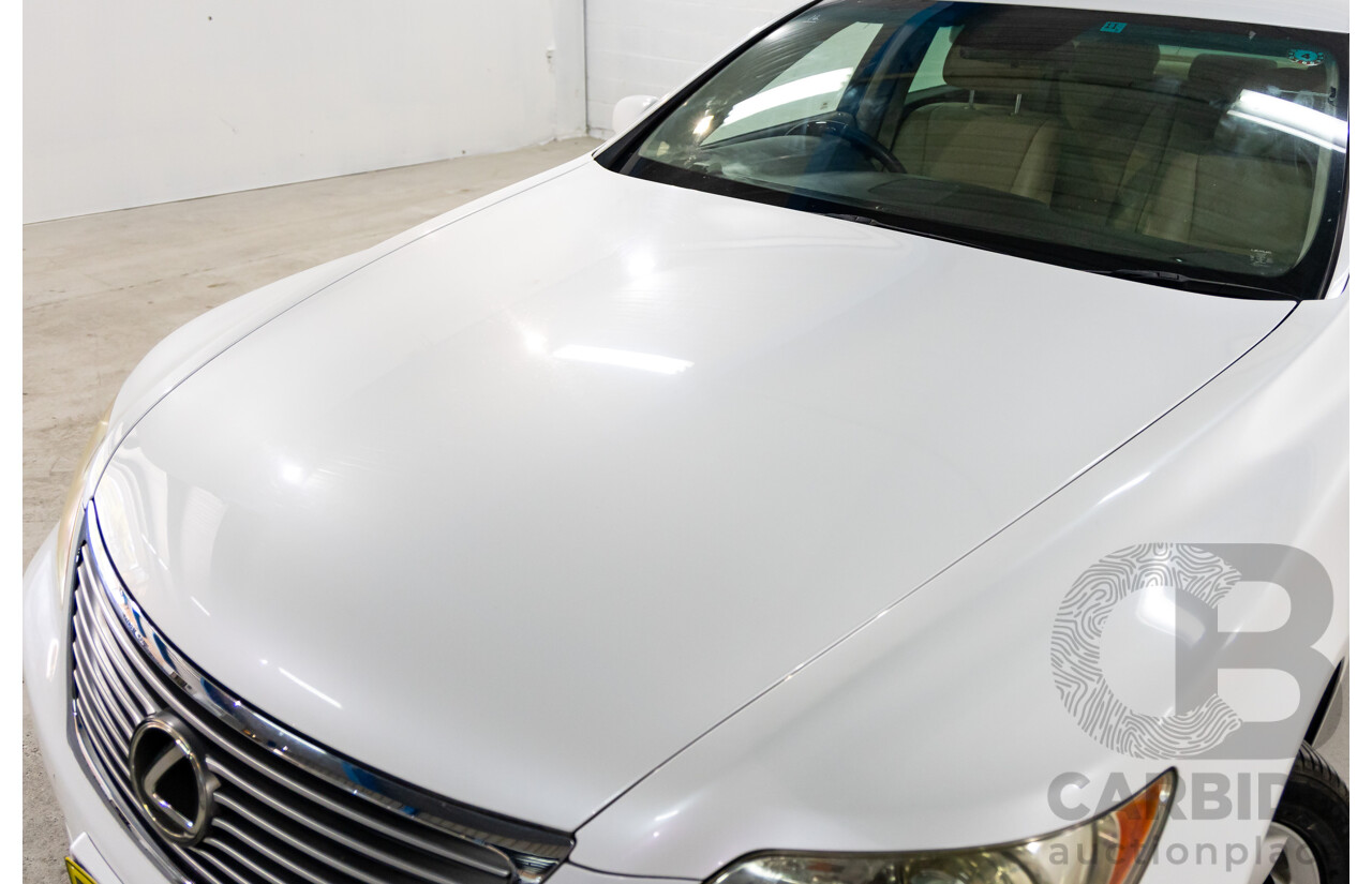 11/2006 Lexus LS460 4d USF40R Sedan White V8 4.3L (IMPORT)