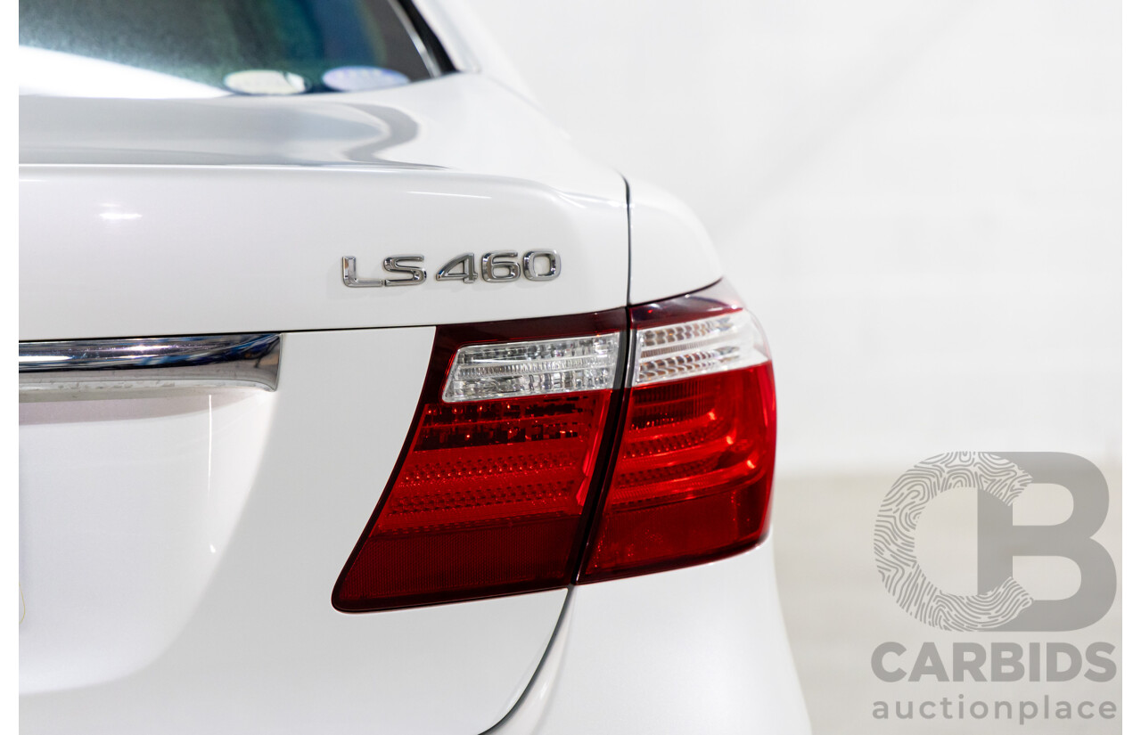 11/2006 Lexus LS460 4d USF40R Sedan White V8 4.3L (IMPORT)