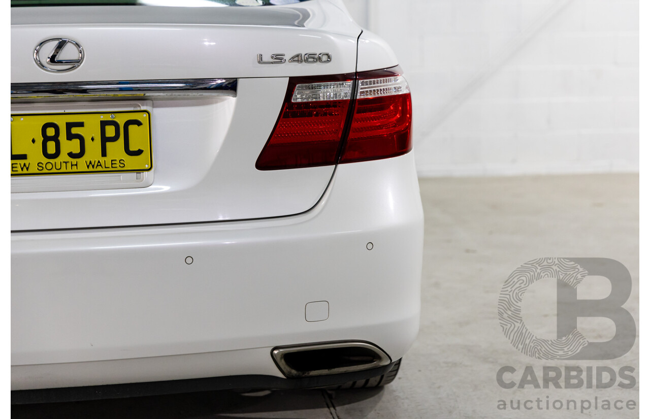 11/2006 Lexus LS460 4d USF40R Sedan White V8 4.3L (IMPORT)