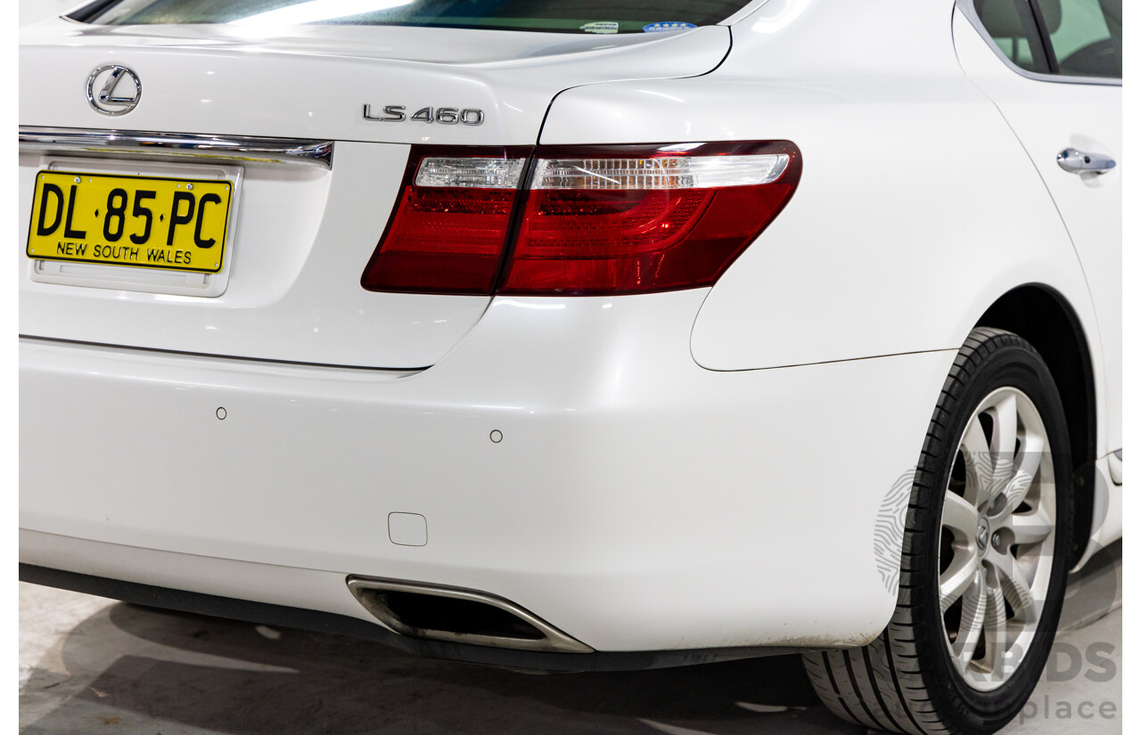 11/2006 Lexus LS460 4d USF40R Sedan White V8 4.3L (IMPORT)