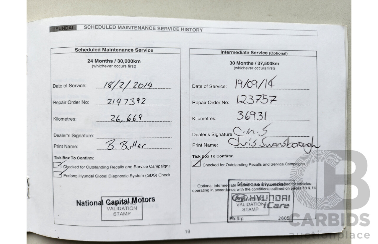 12/2011 Hyundai i30 SX 1.6 CRDi FD MY11 5d Hatchback Silver Or Chrome 1.6L