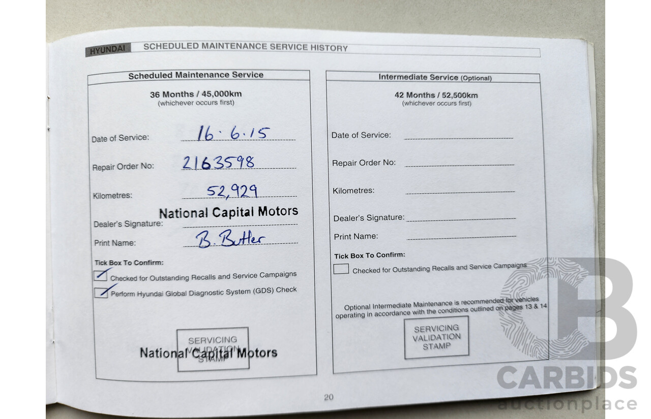 12/2011 Hyundai i30 SX 1.6 CRDi FD MY11 5d Hatchback Silver Or Chrome 1.6L