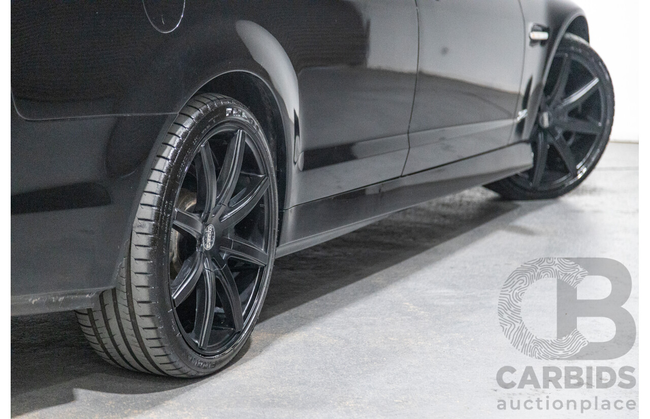 11/2012 Holden Commodore SV6 Z-Series VE II MY12.5 Utility Black V6 3.6L