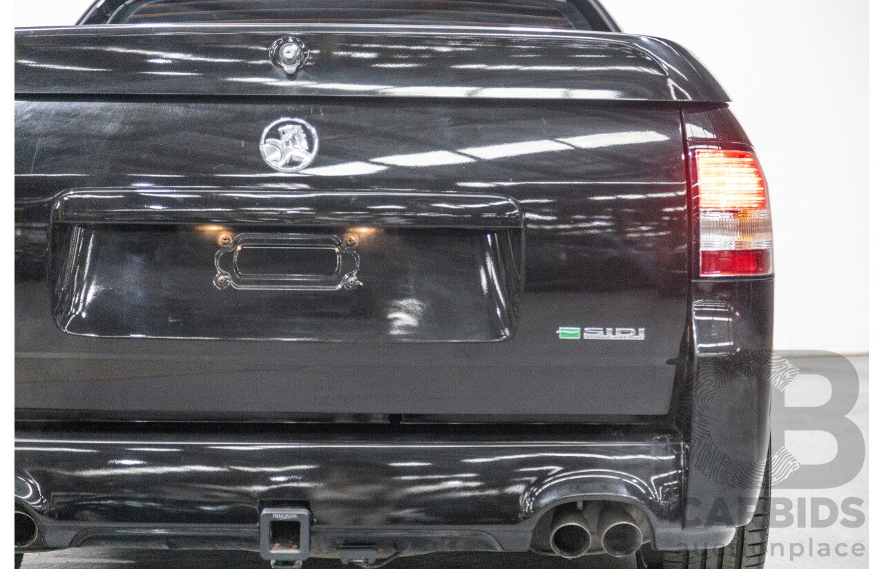 11/2012 Holden Commodore SV6 Z-Series VE II MY12.5 Utility Black V6 3.6L