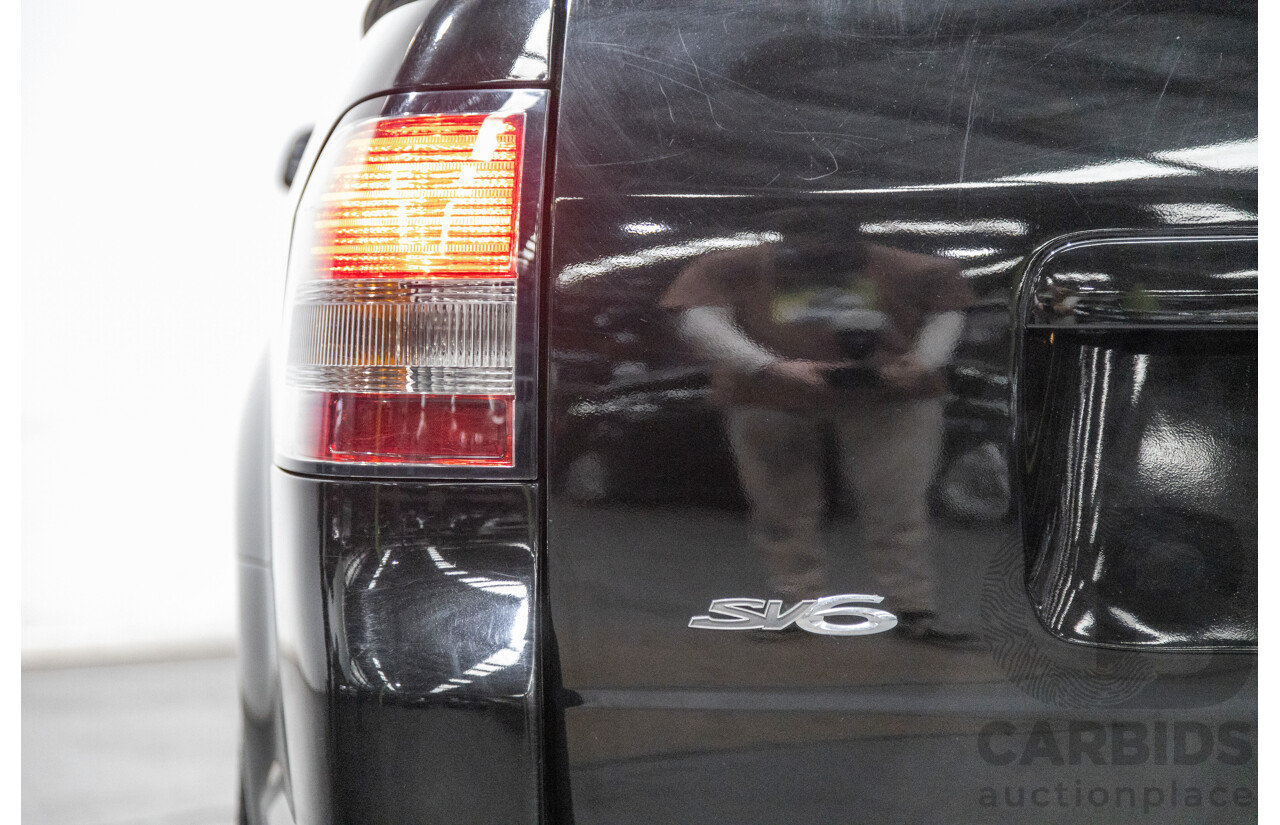 11/2012 Holden Commodore SV6 Z-Series VE II MY12.5 Utility Black V6 3.6L