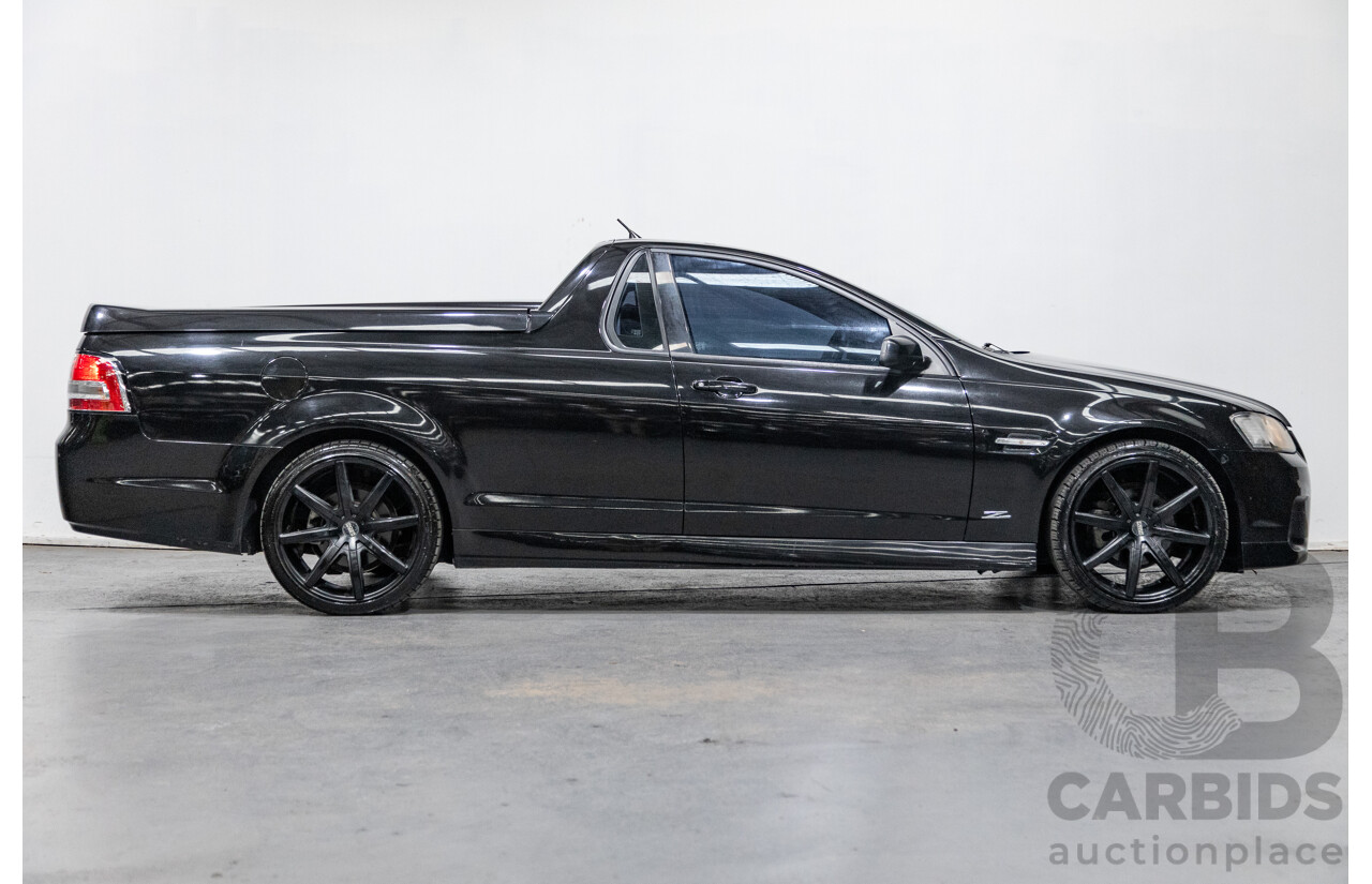 11/2012 Holden Commodore SV6 Z-Series VE II MY12.5 Utility Black V6 3.6L