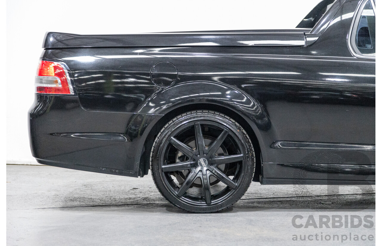 11/2012 Holden Commodore SV6 Z-Series VE II MY12.5 Utility Black V6 3.6L