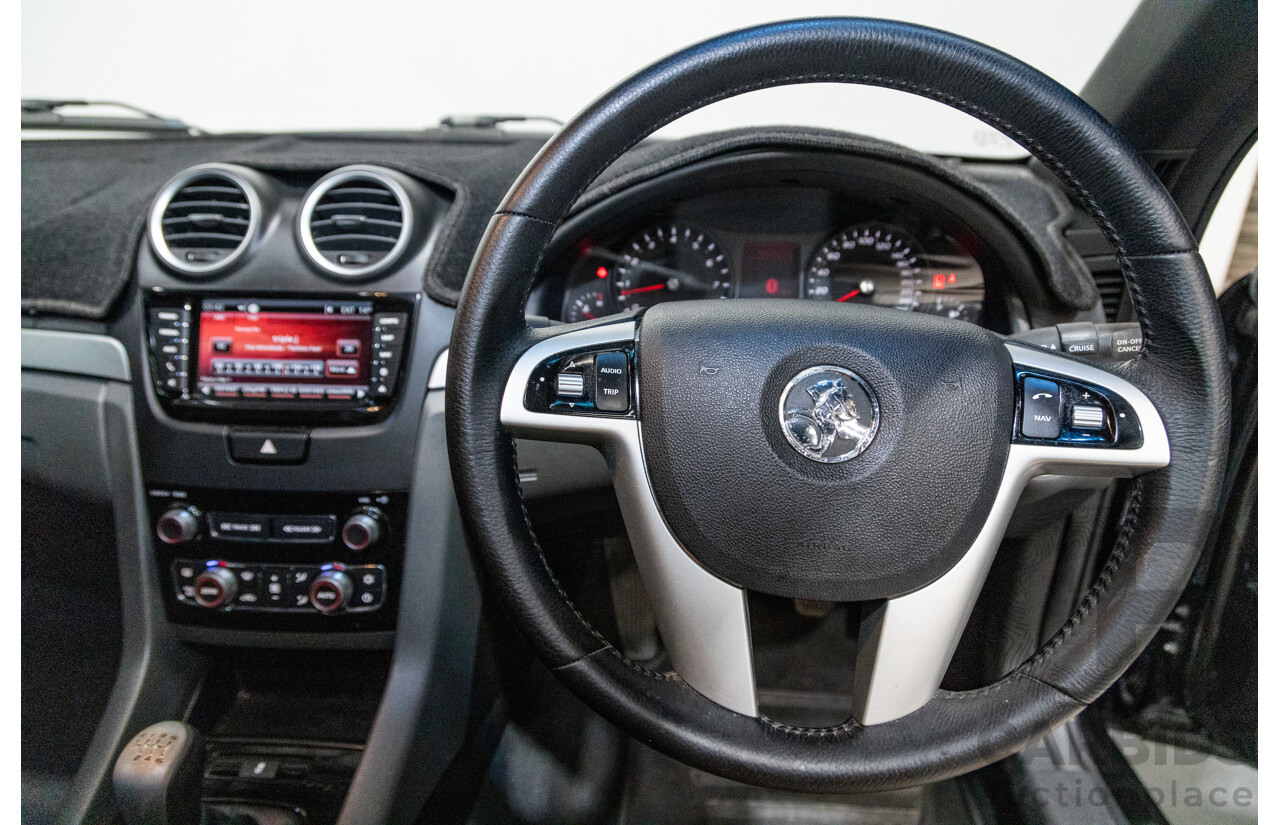 11/2012 Holden Commodore SV6 Z-Series VE II MY12.5 Utility Black V6 3.6L