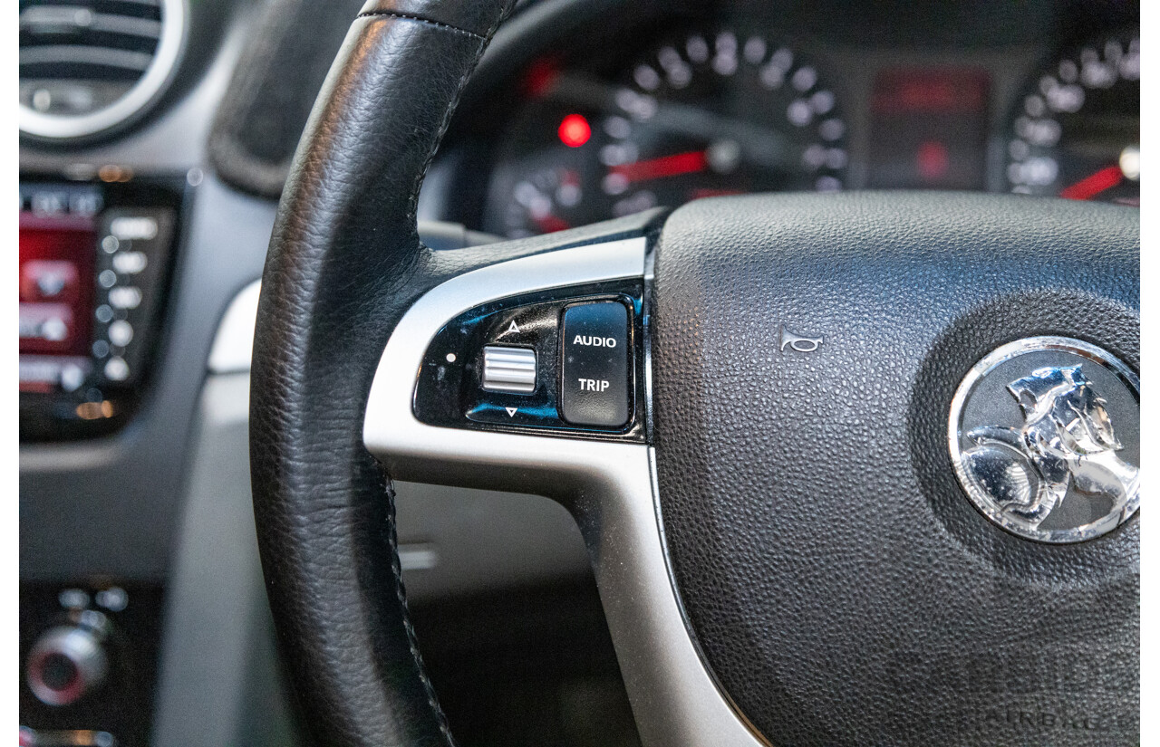 11/2012 Holden Commodore SV6 Z-Series VE II MY12.5 Utility Black V6 3.6L