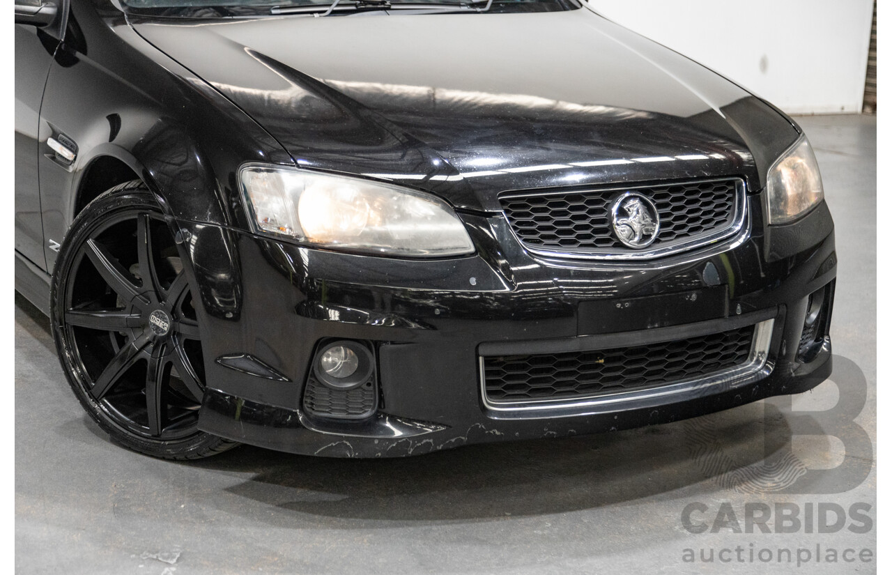 11/2012 Holden Commodore SV6 Z-Series VE II MY12.5 Utility Black V6 3.6L