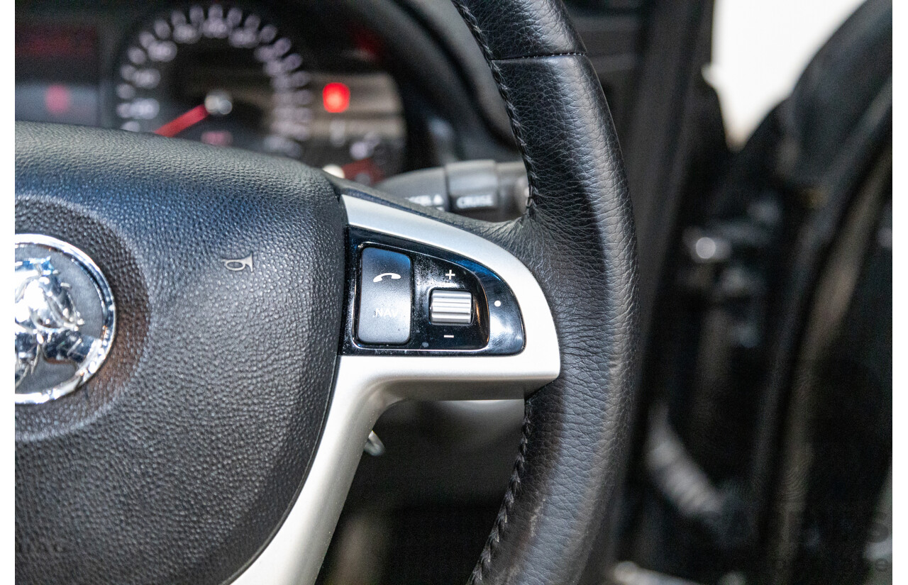 11/2012 Holden Commodore SV6 Z-Series VE II MY12.5 Utility Black V6 3.6L