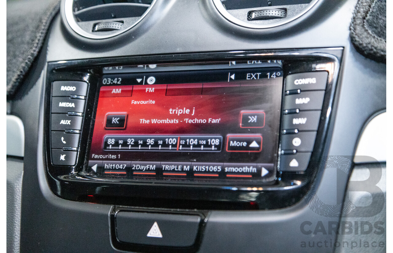 11/2012 Holden Commodore SV6 Z-Series VE II MY12.5 Utility Black V6 3.6L