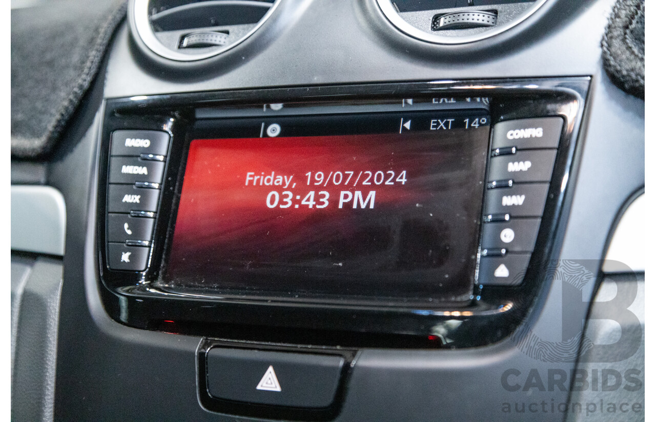 11/2012 Holden Commodore SV6 Z-Series VE II MY12.5 Utility Black V6 3.6L