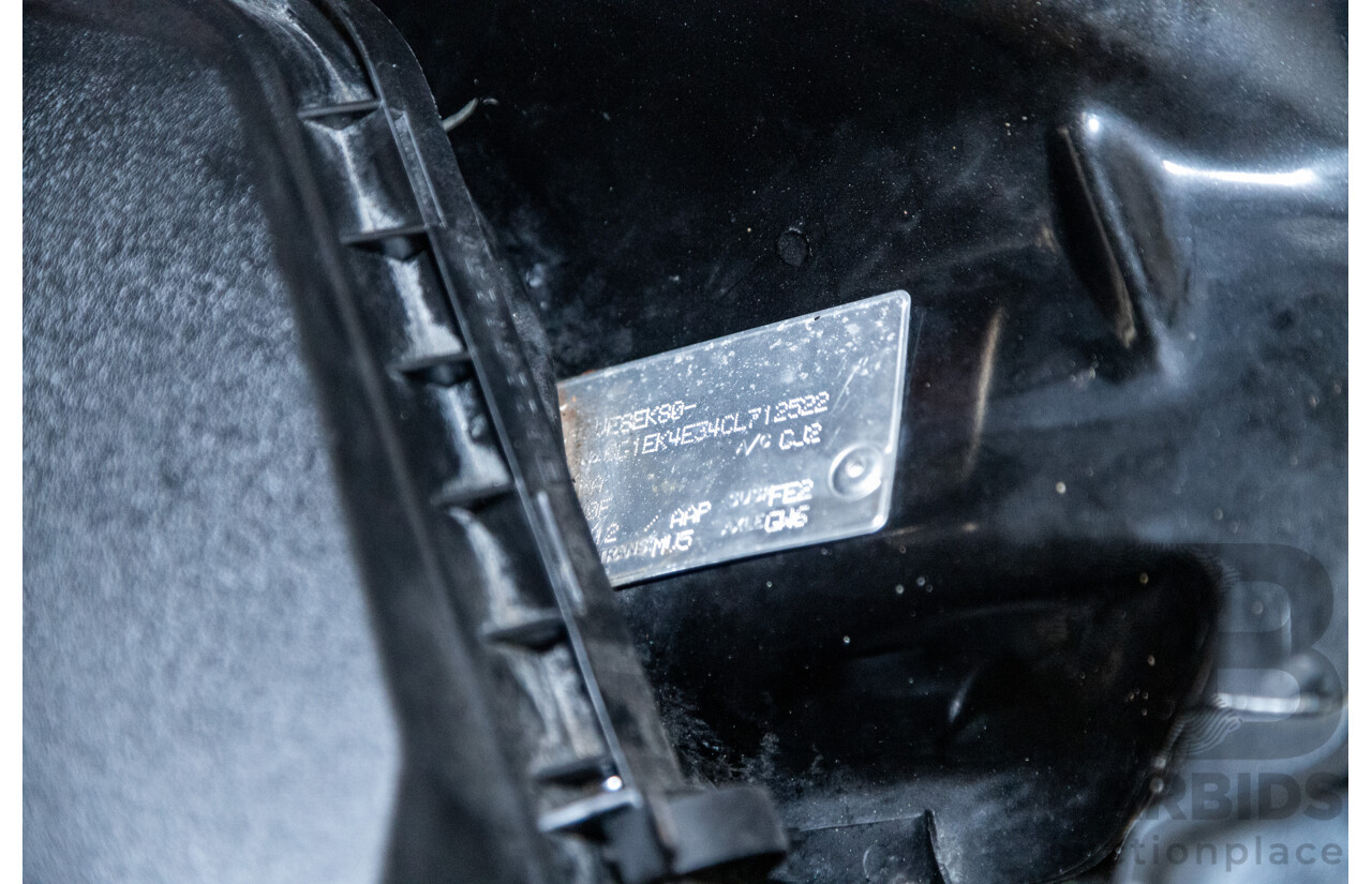 11/2012 Holden Commodore SV6 Z-Series VE II MY12.5 Utility Black V6 3.6L