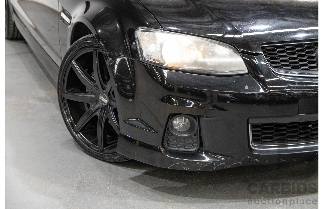 11/2012 Holden Commodore SV6 Z-Series VE II MY12.5 Utility Black V6 3.6L
