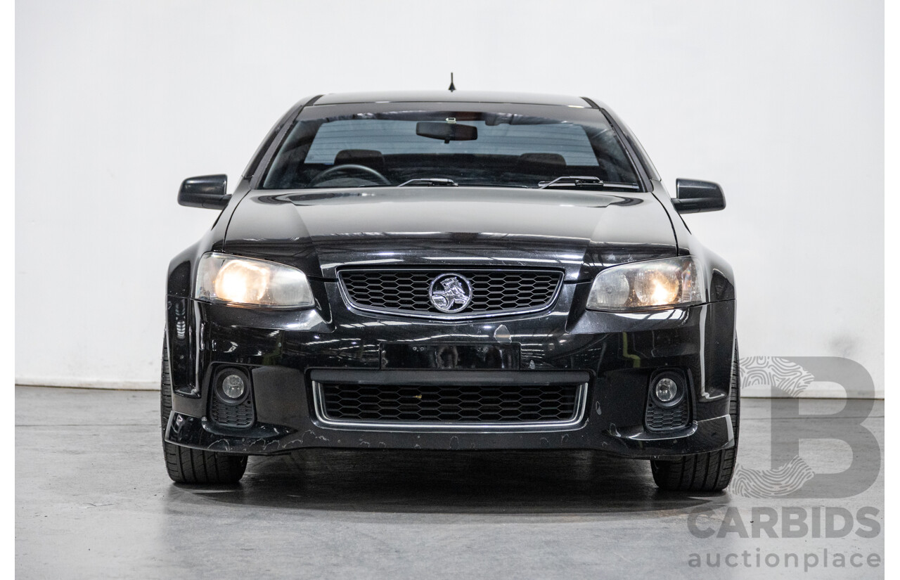 11/2012 Holden Commodore SV6 Z-Series VE II MY12.5 Utility Black V6 3.6L