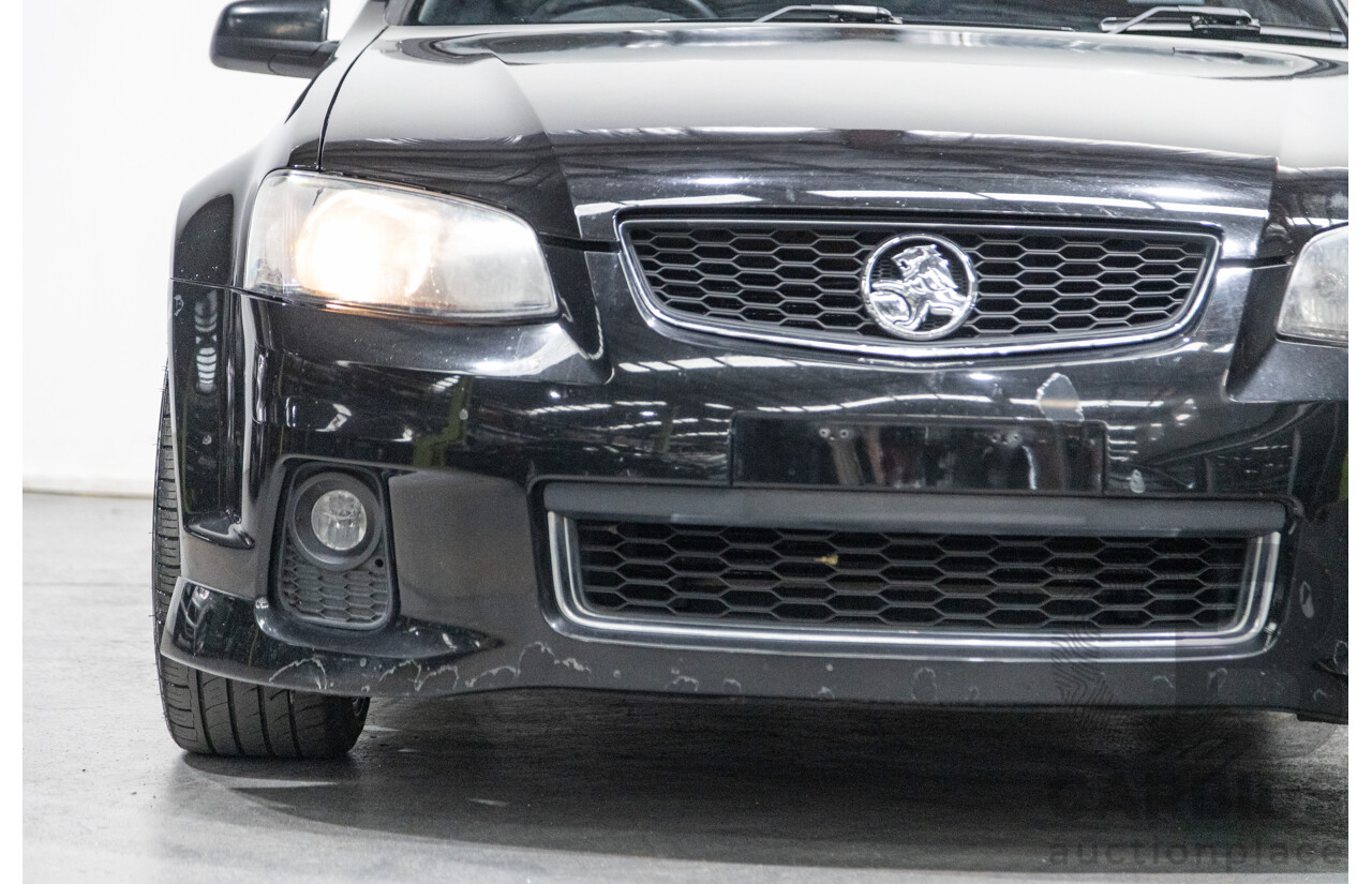 11/2012 Holden Commodore SV6 Z-Series VE II MY12.5 Utility Black V6 3.6L