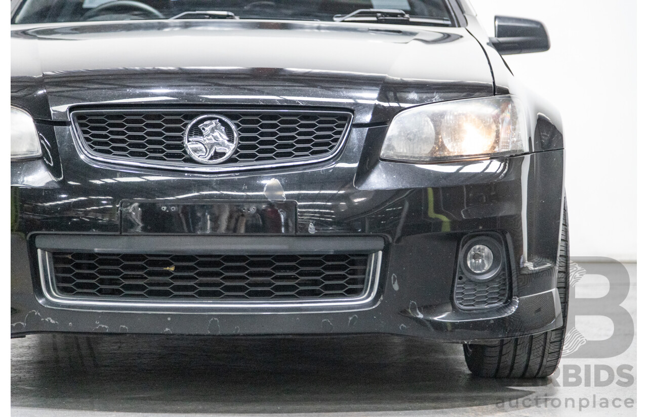 11/2012 Holden Commodore SV6 Z-Series VE II MY12.5 Utility Black V6 3.6L