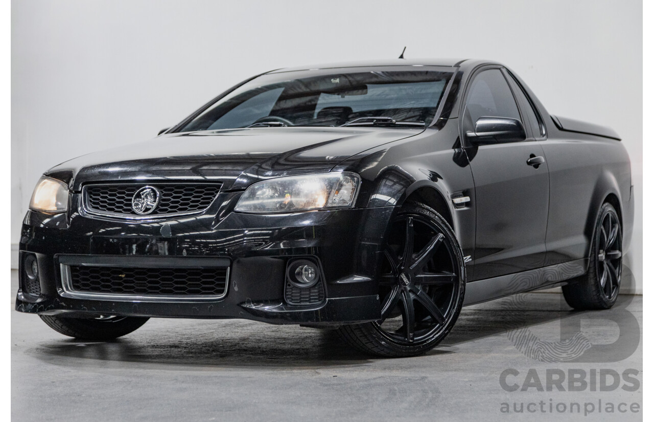 11/2012 Holden Commodore SV6 Z-Series VE II MY12.5 Utility Black V6 3.6L