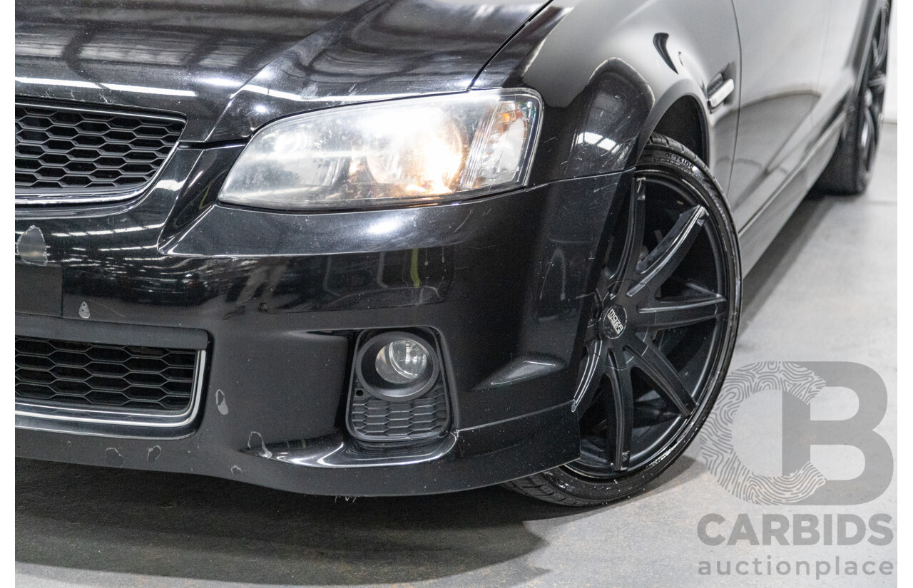 11/2012 Holden Commodore SV6 Z-Series VE II MY12.5 Utility Black V6 3.6L