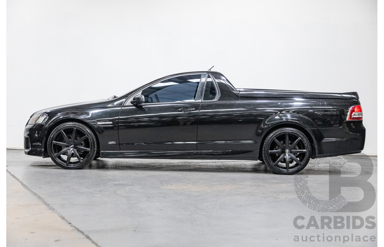 11/2012 Holden Commodore SV6 Z-Series VE II MY12.5 Utility Black V6 3.6L