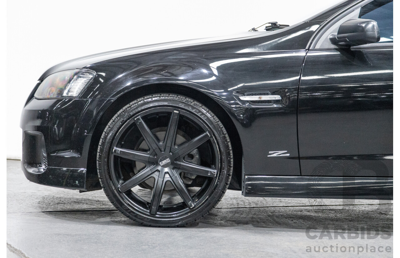 11/2012 Holden Commodore SV6 Z-Series VE II MY12.5 Utility Black V6 3.6L