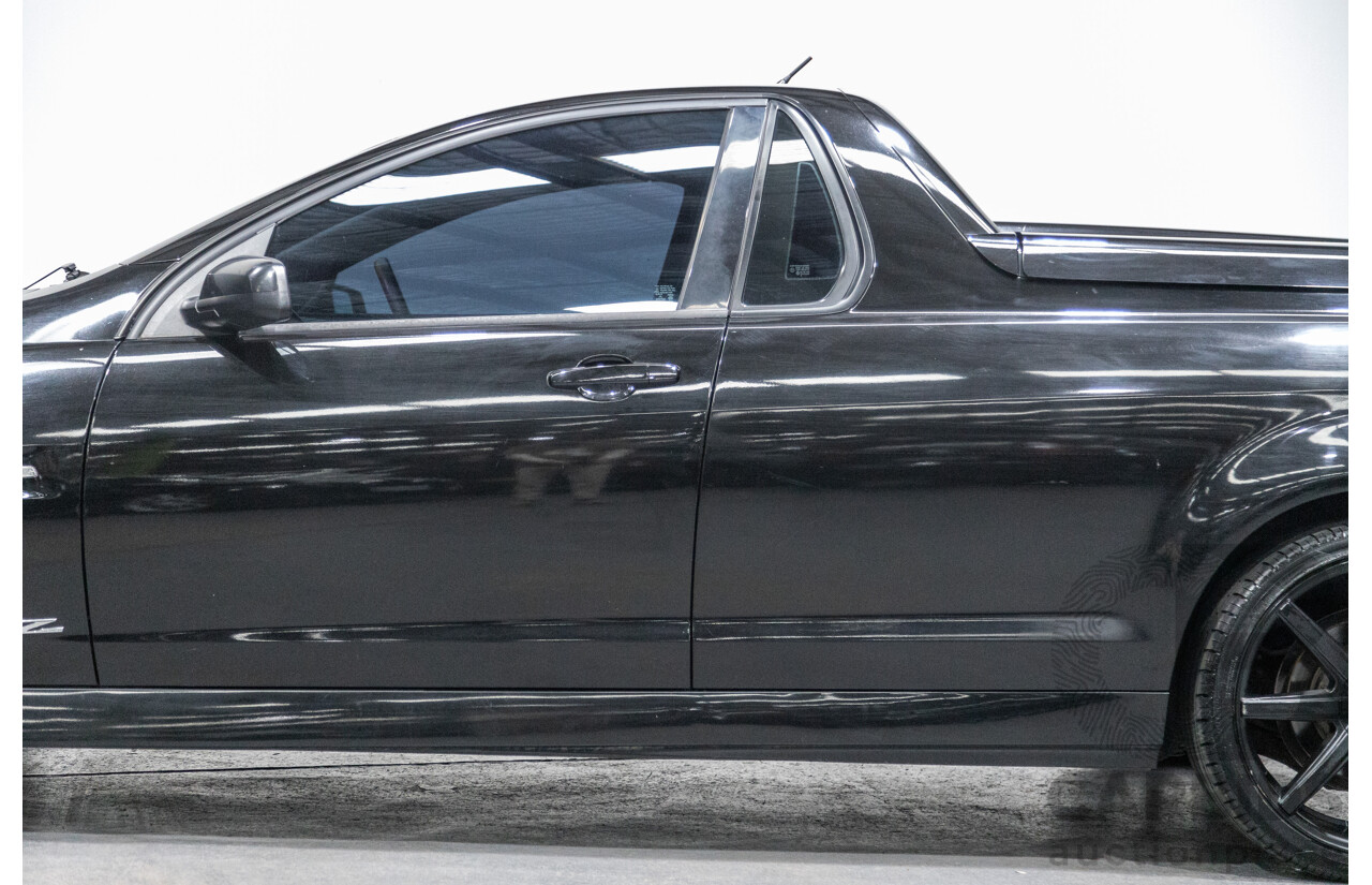 11/2012 Holden Commodore SV6 Z-Series VE II MY12.5 Utility Black V6 3.6L