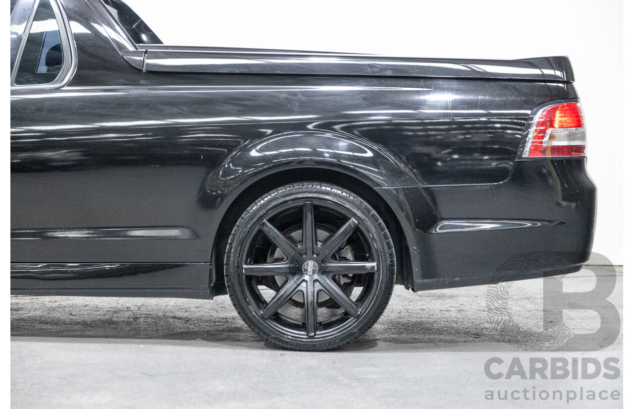 11/2012 Holden Commodore SV6 Z-Series VE II MY12.5 Utility Black V6 3.6L