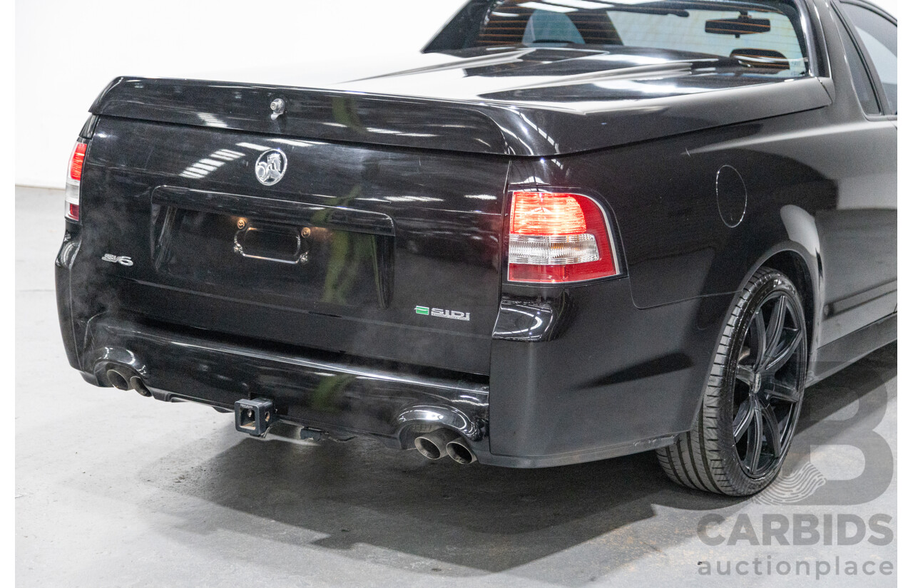 11/2012 Holden Commodore SV6 Z-Series VE II MY12.5 Utility Black V6 3.6L
