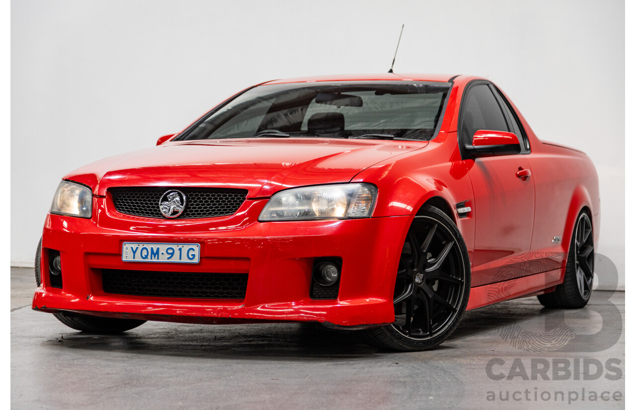 3/2009 Holden Commodore Ute SS VE MY09.5 Utility Red Hot V8 6.0L