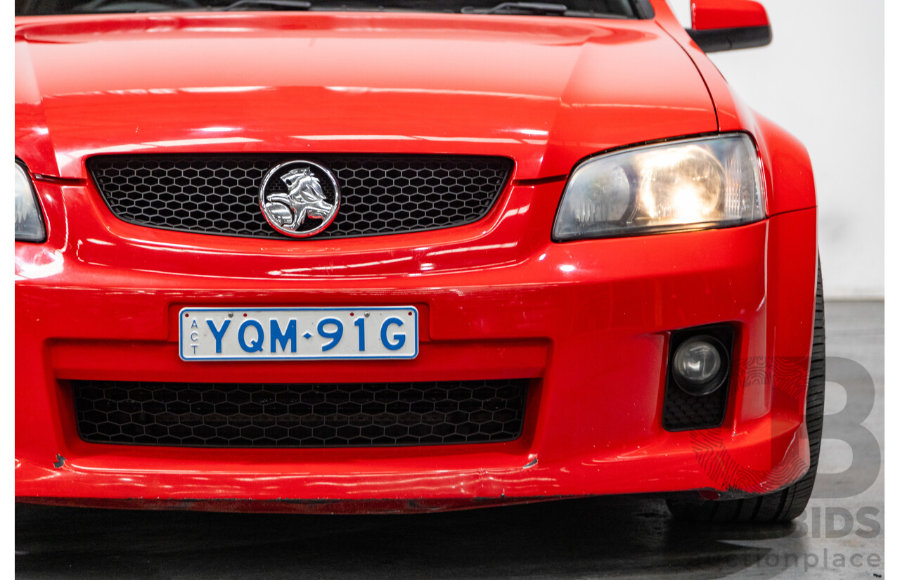 3/2009 Holden Commodore Ute SS VE MY09.5 Utility Red Hot V8 6.0L