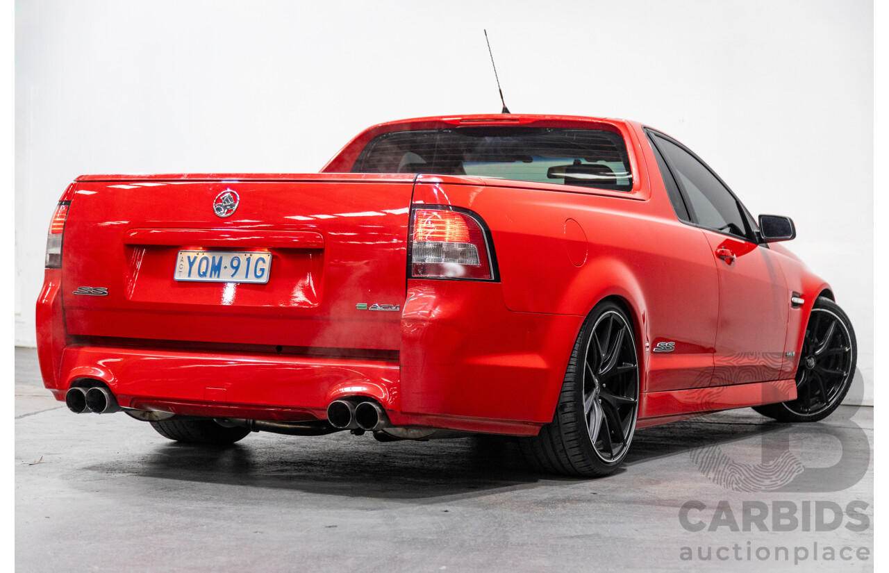 3/2009 Holden Commodore Ute SS VE MY09.5 Utility Red Hot V8 6.0L