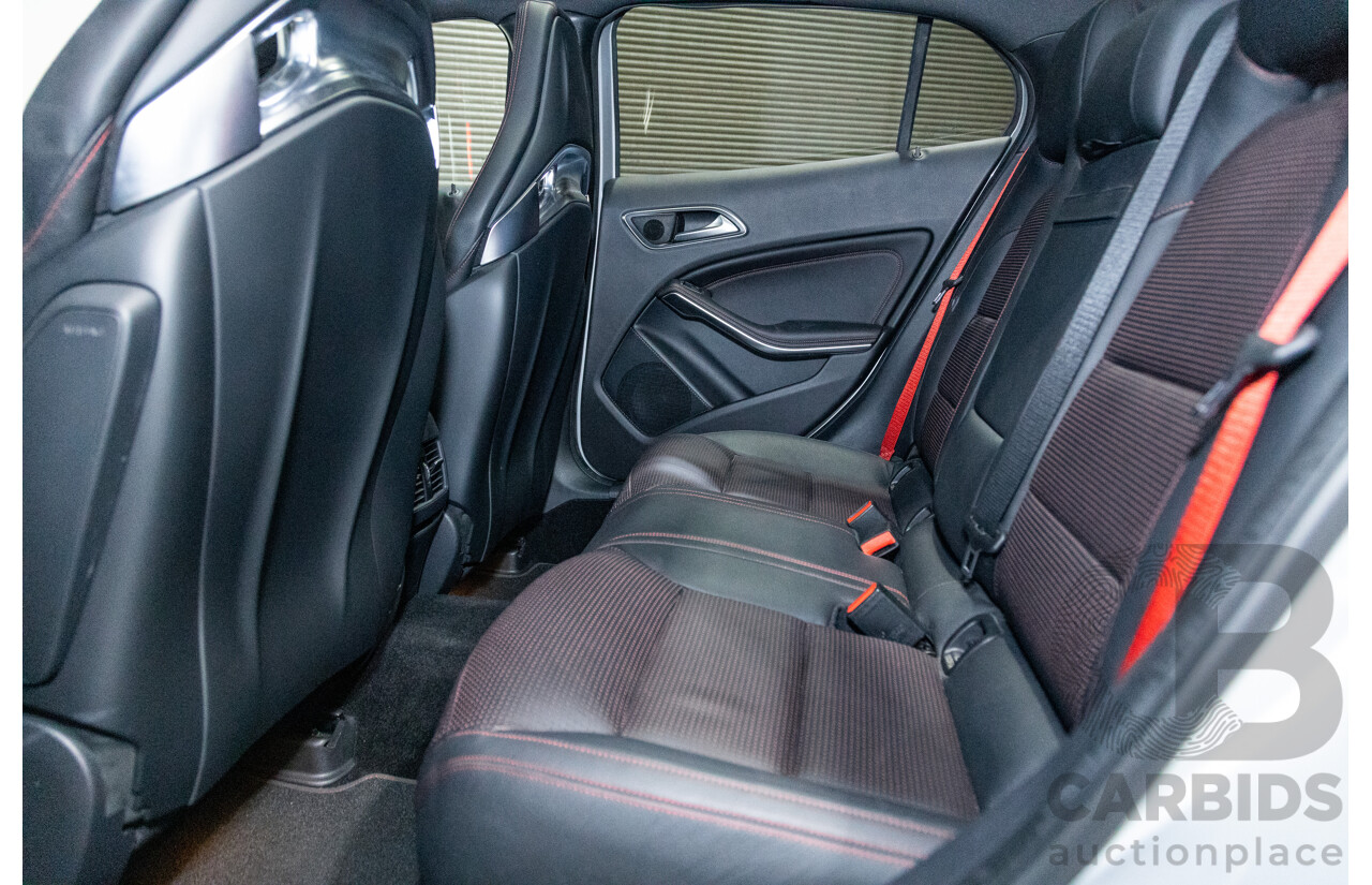 2/2015 Mercedes Benz GLA45 AMG 4matic (AWD) X156 MY15 4d Wagon Polar Silver Metallic Turbo 2.0L