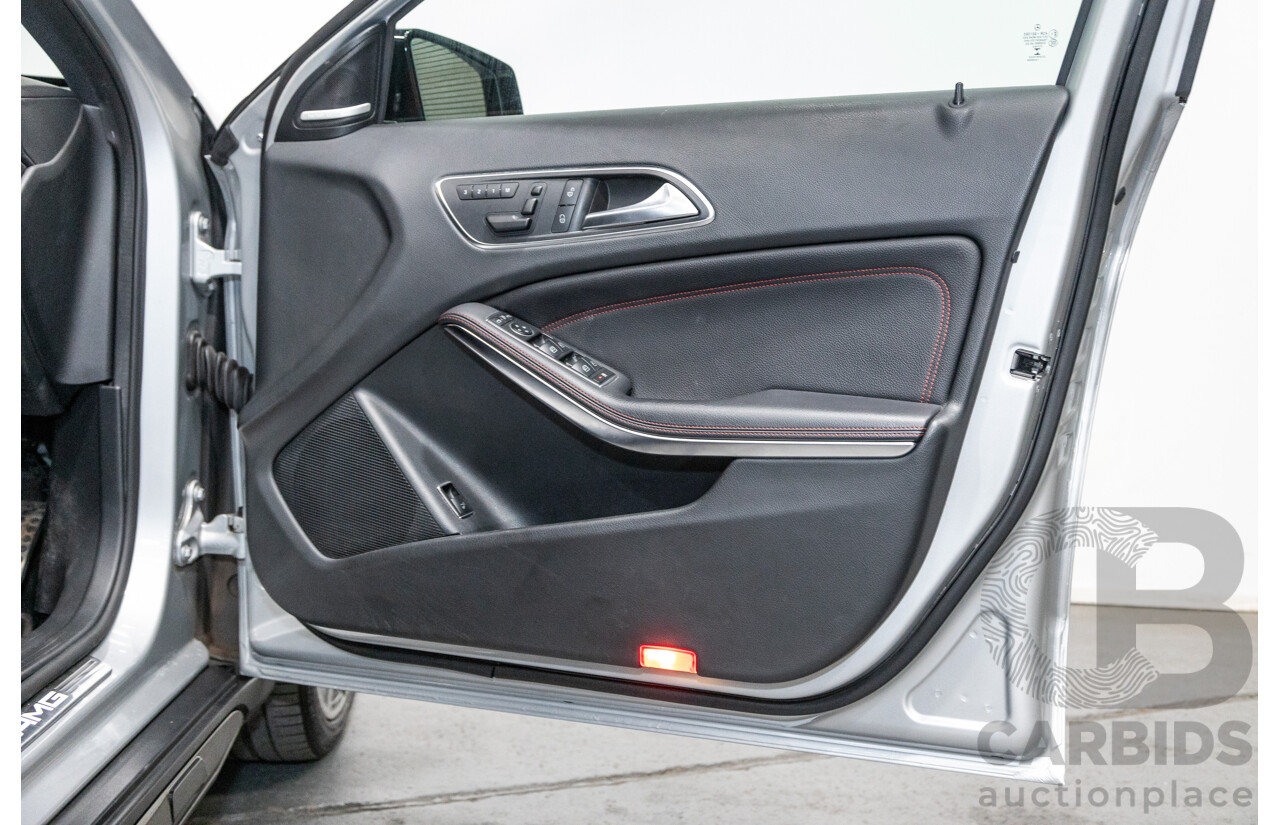 2/2015 Mercedes Benz GLA45 AMG 4matic (AWD) X156 MY15 4d Wagon Polar Silver Metallic Turbo 2.0L