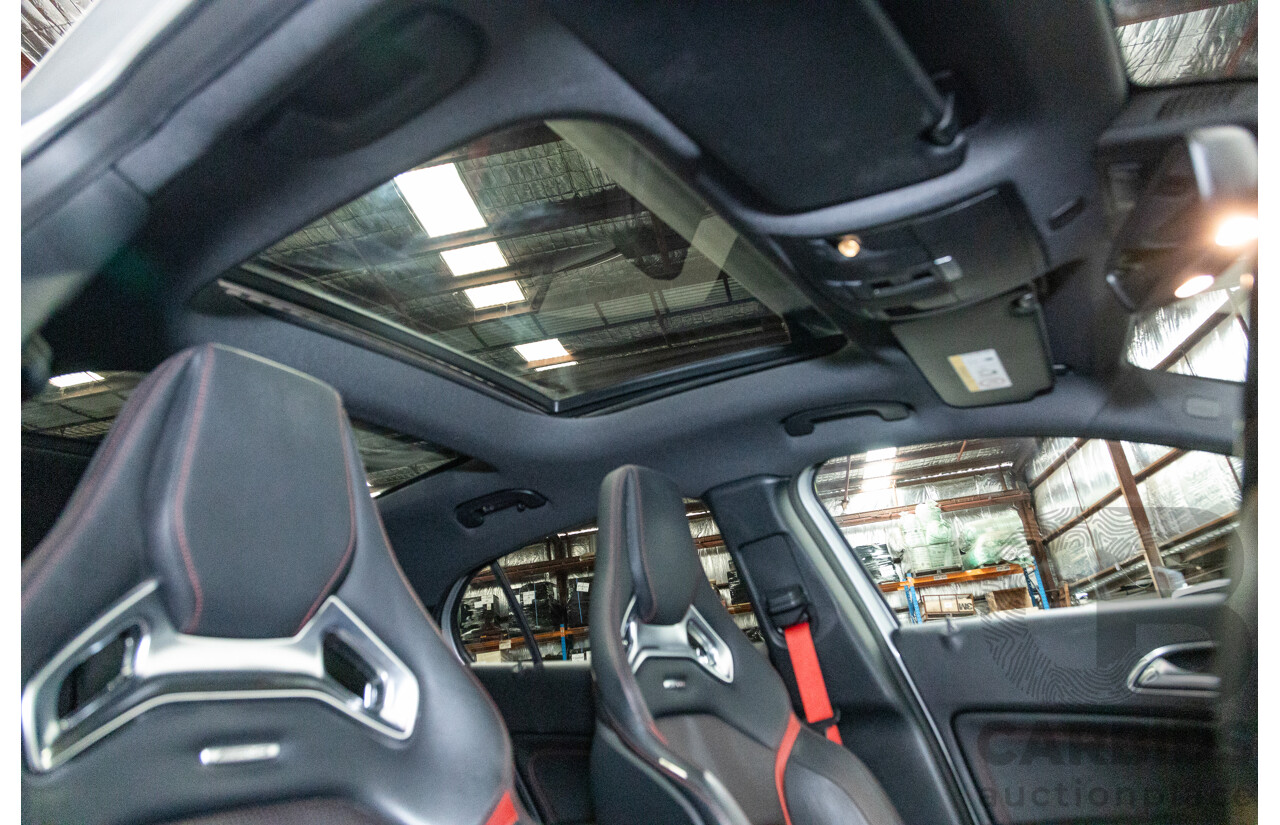 2/2015 Mercedes Benz GLA45 AMG 4matic (AWD) X156 MY15 4d Wagon Polar Silver Metallic Turbo 2.0L