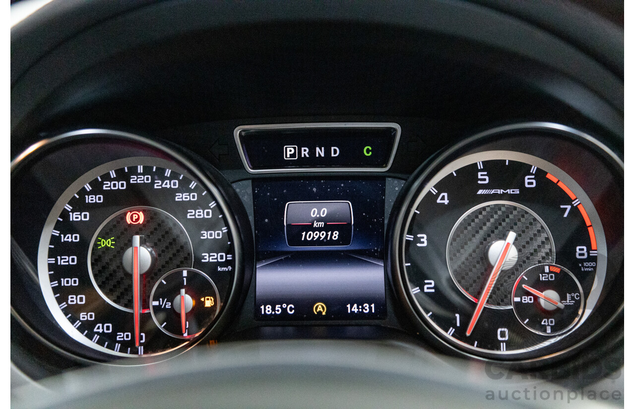 2/2015 Mercedes Benz GLA45 AMG 4matic (AWD) X156 MY15 4d Wagon Polar Silver Metallic Turbo 2.0L